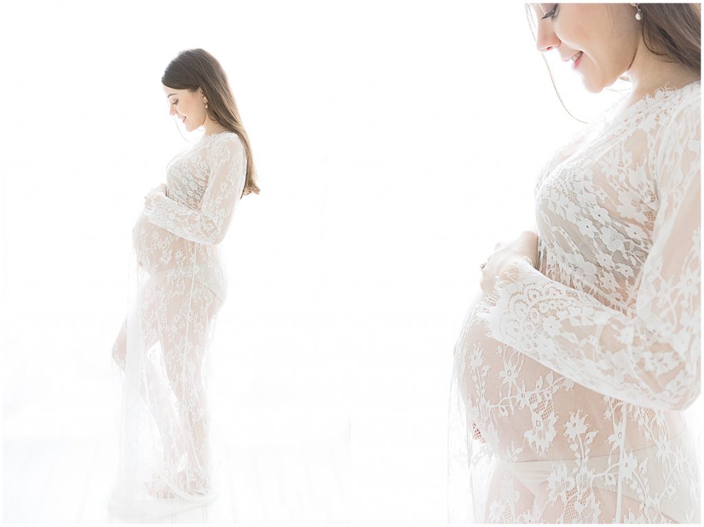 bright and airy Maternity Session in Keller