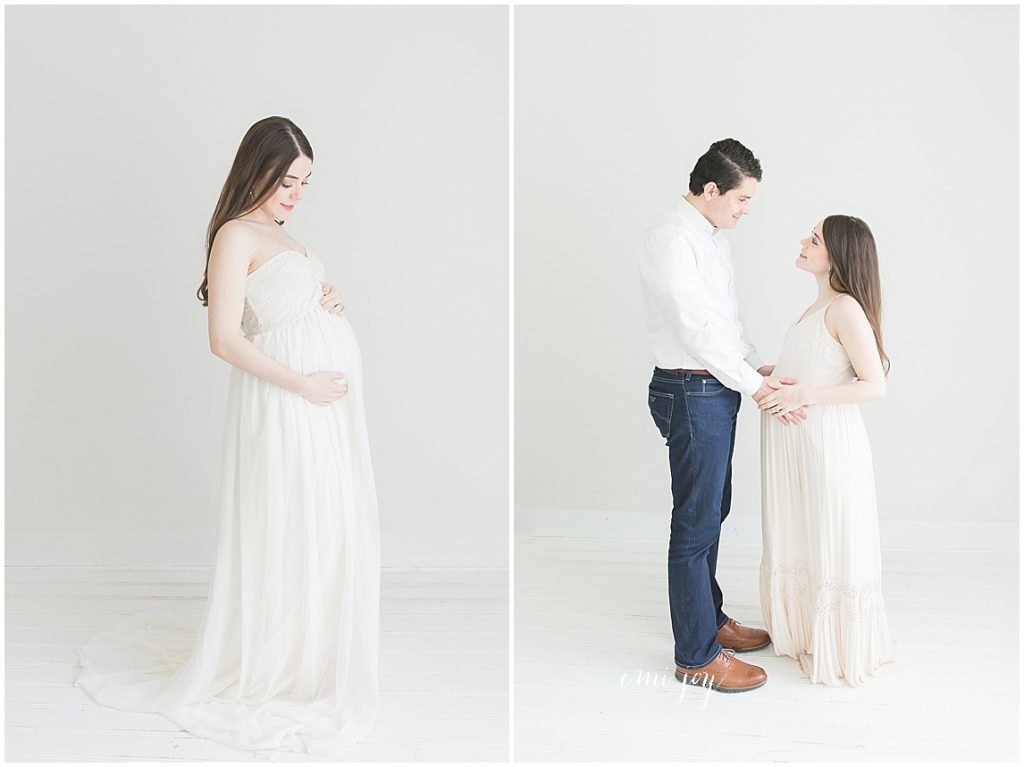bright and airy Maternity Session in Keller